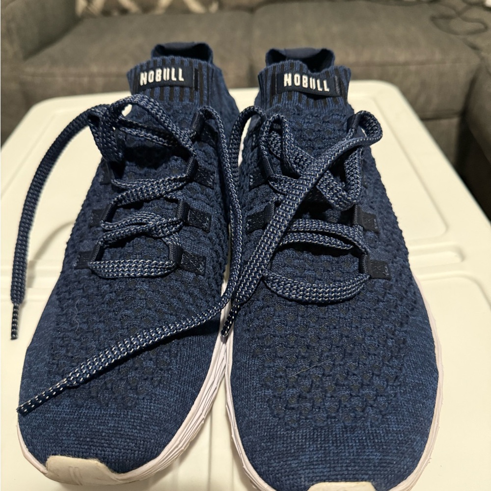 NOBULL MENS Navy Knit Sneakers
